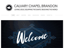 Tablet Screenshot of calvarychapelbrandon.org